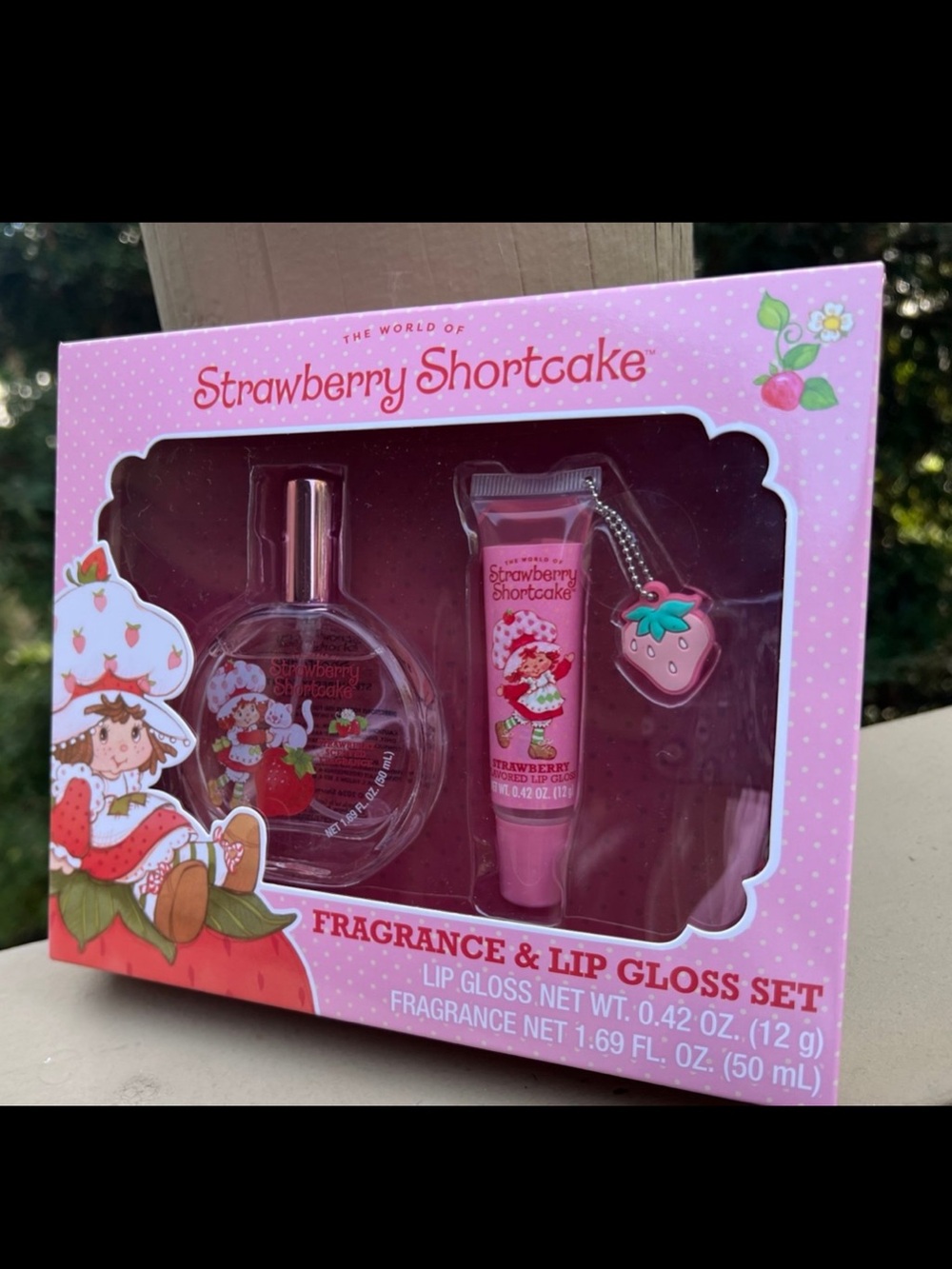 Strawberry Shortcake Pink Lip Gloss & Fragrance Set